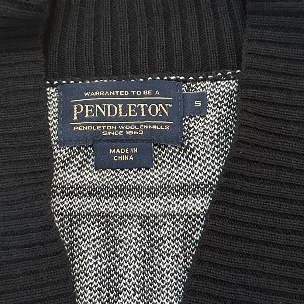 Pendleton Wool Blend Aztec Print Long Cardigan Sw… - image 2